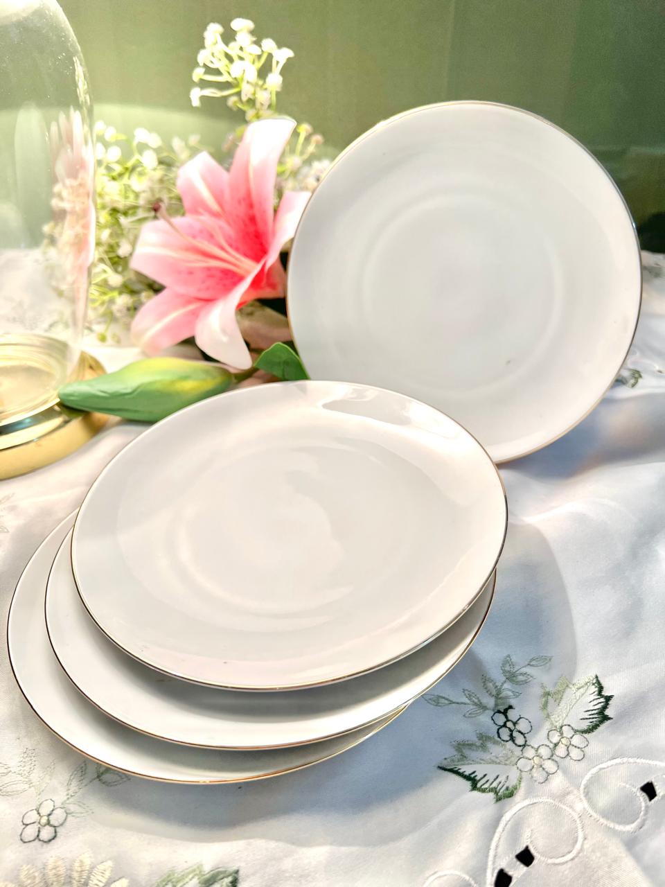 Thomas Germany White 7in Plates – 4 Piece Set
