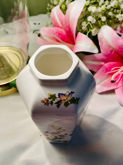 Aynsley Cottage Garden Bone China Floral Vase – 7in