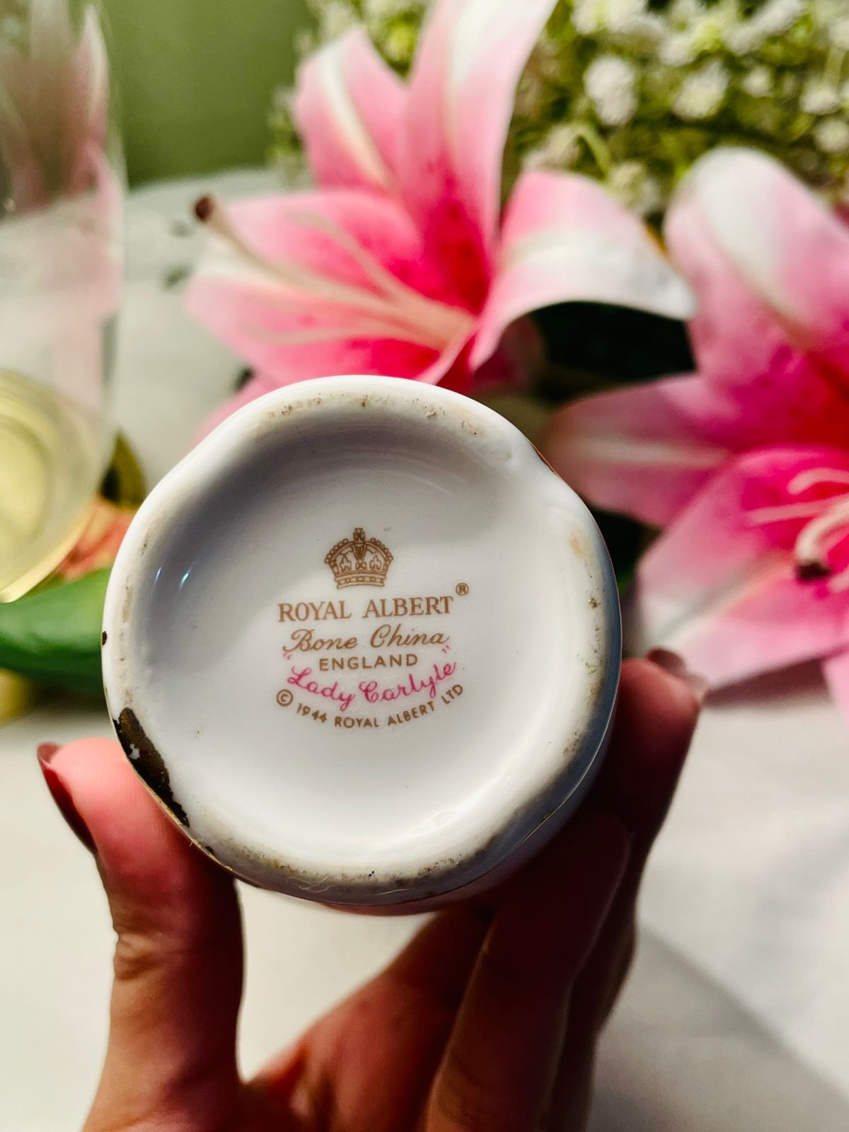 Royal Albert Lady Carlyle Bone China Vase – 7.25in
