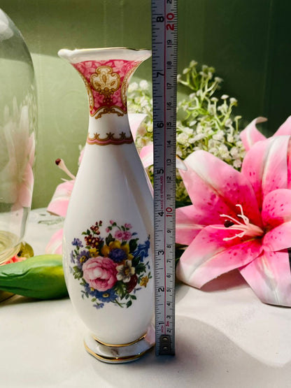 Royal Albert Lady Carlyle Bone China Vase – 7.25in