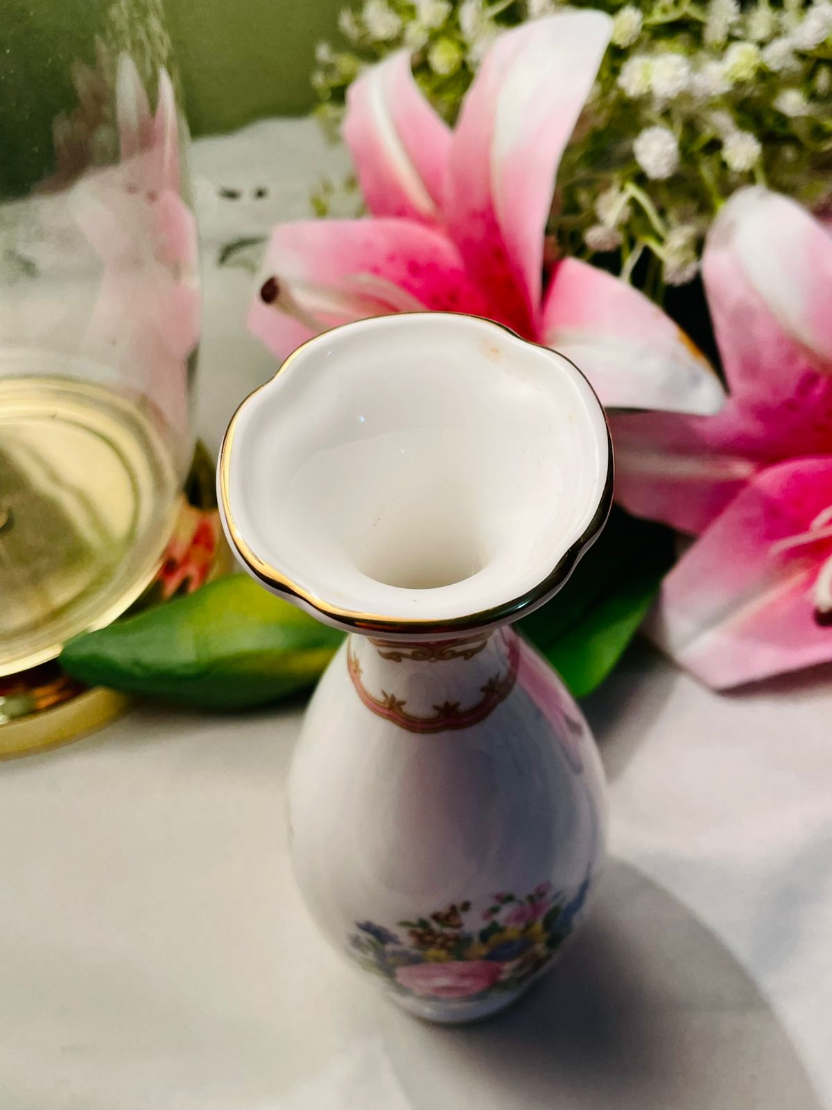 Royal Albert Lady Carlyle Bone China Vase – 7.25in
