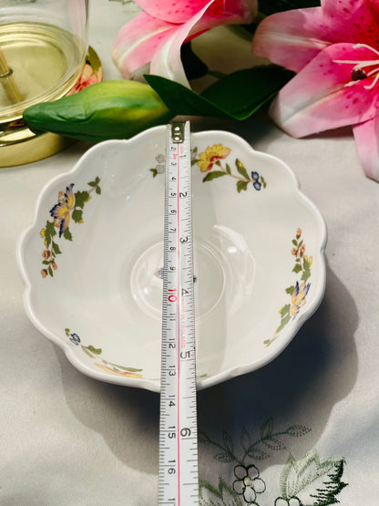 Aynsley Cottage Garden Bone China Floral Bowl – 5.5in
