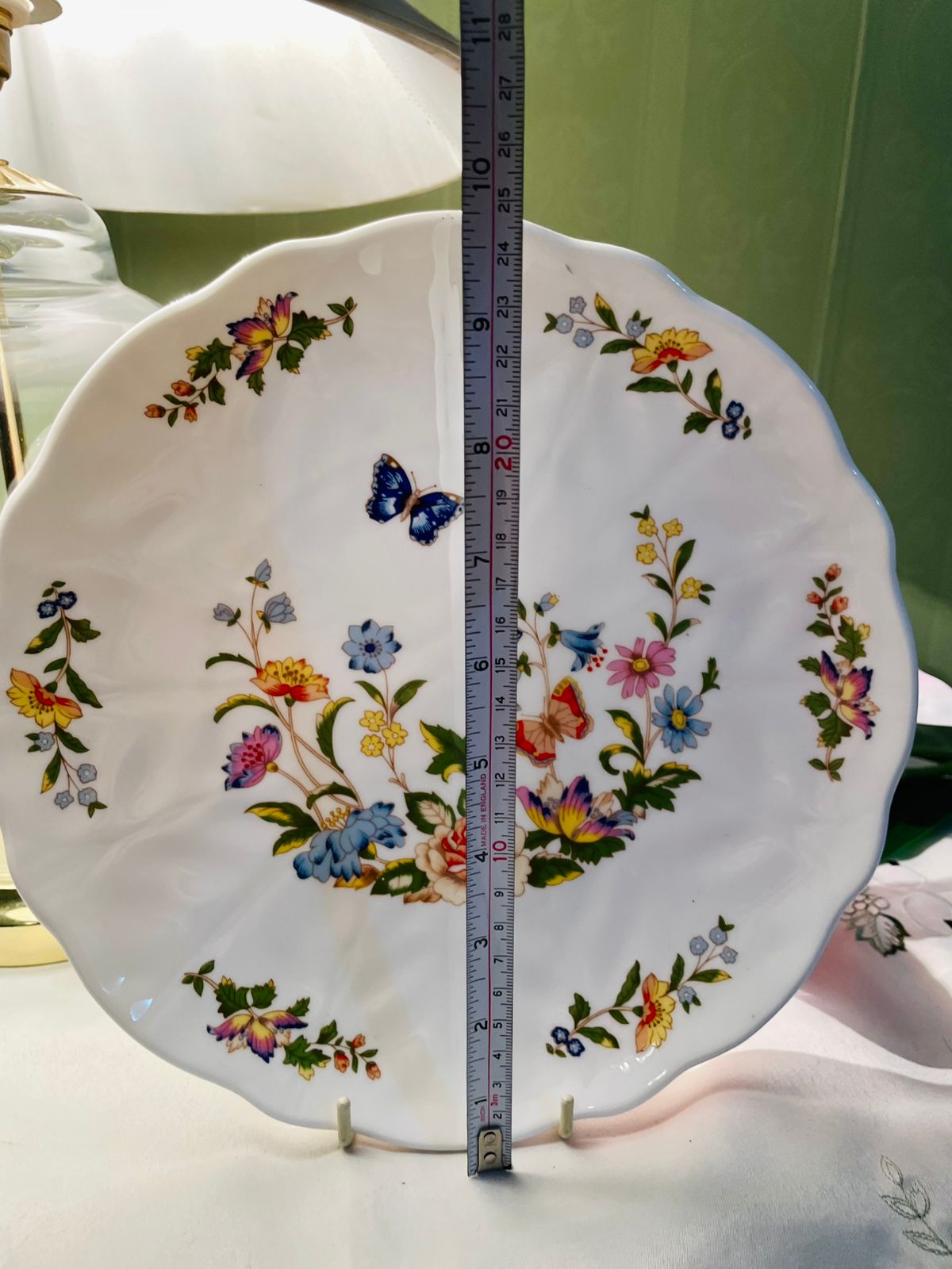 Aynsley Cottage Garden Bone China Serving Bowl – 10in