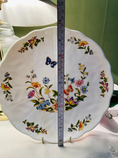 Aynsley Cottage Garden Bone China Serving Bowl – 10in