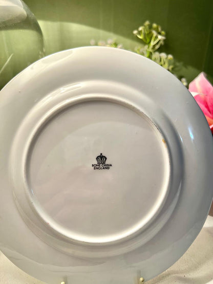 English Bone China Winter Children Decorative Plate 20cm