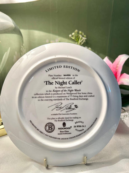 Wedgwood The Night Caller Owl Decorative Plate 19cm