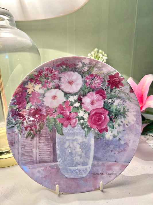 Vandor Dawna Barton Floral Decorative Plate 19cm