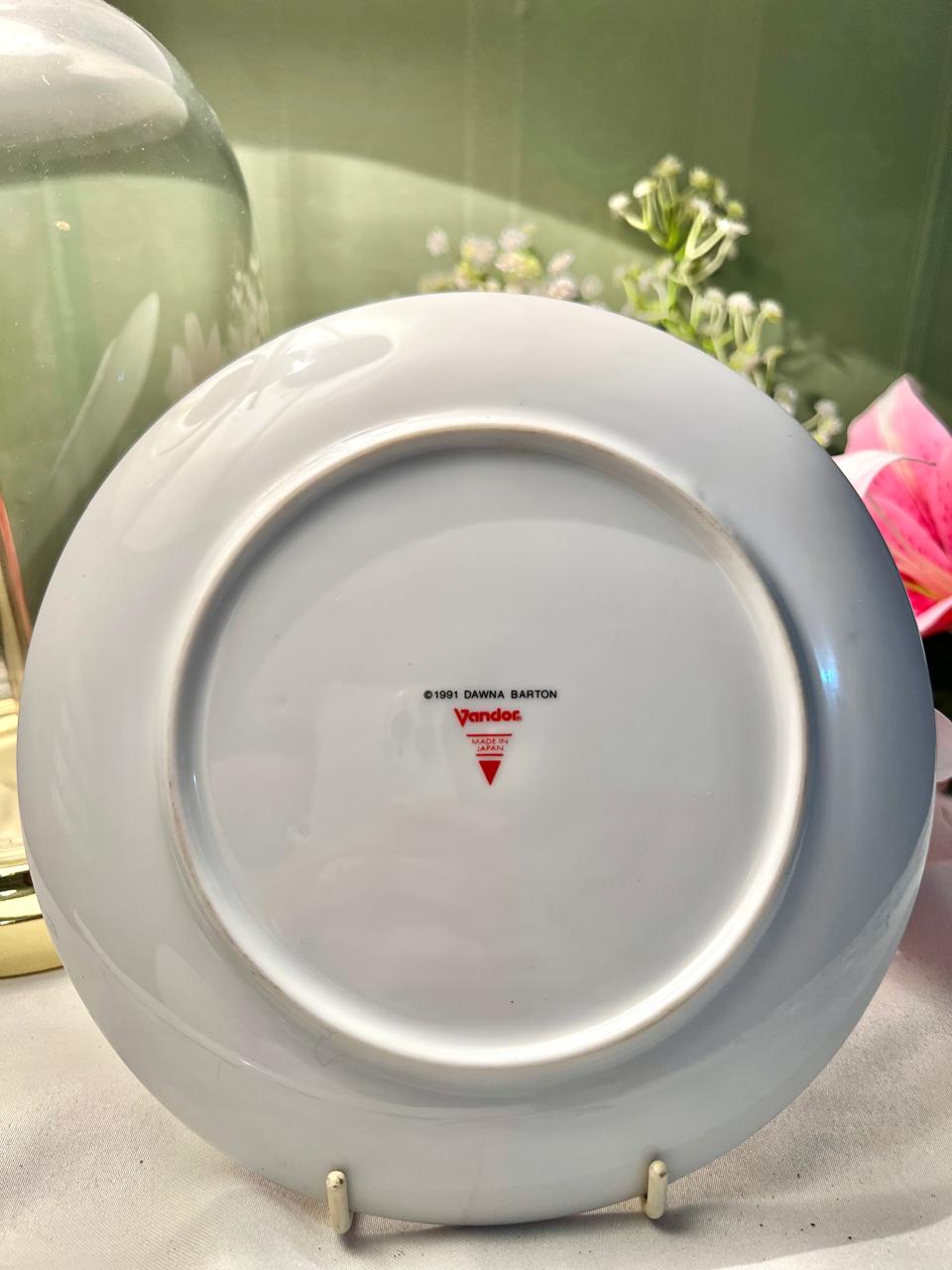 Vandor Dawna Barton Floral Decorative Plate 19cm