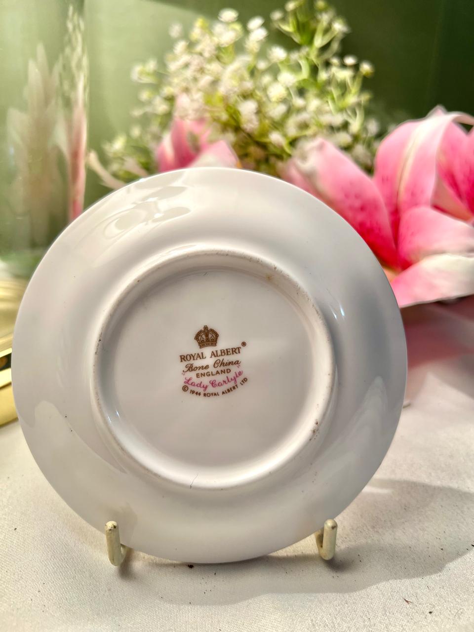 Royal Albert Lady Carlyle Bone China Floral Plate 11cm