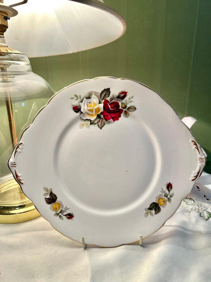 Salisbury Summertime Fine Bone China Cake Plate 27cm