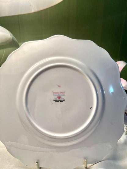 Royal Stafford Virginia Stock Bone China Floral Plate 18cm