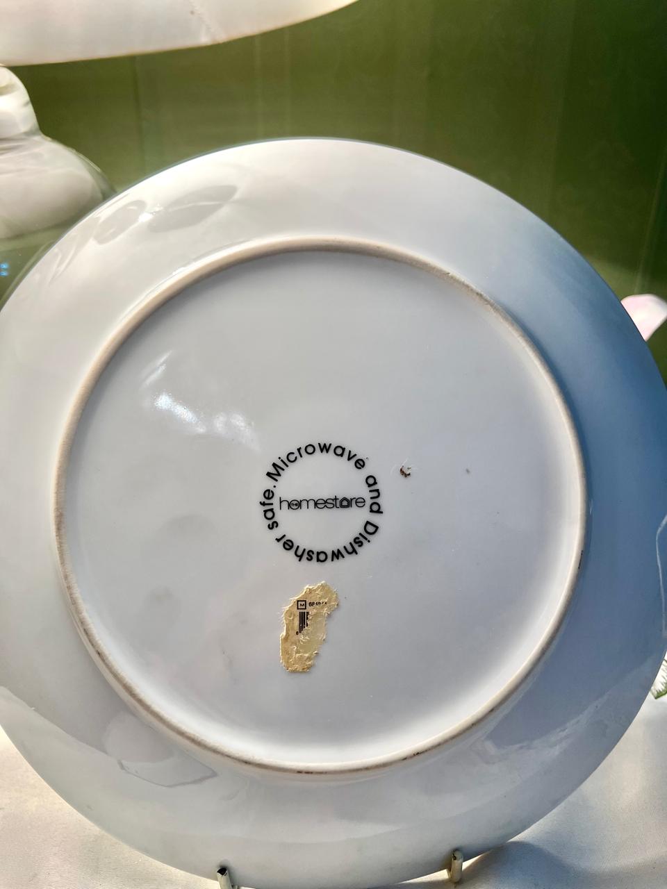Homestore Healthy Eating Ceramic Dinner Plate 30cm