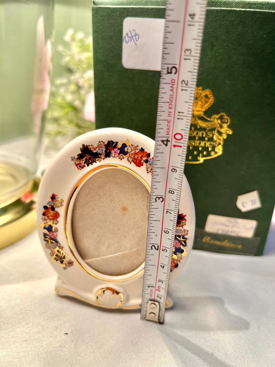Mason's Mandarin Ironstone Floral Photo Frame 10cm (Box Packed - Giftable)