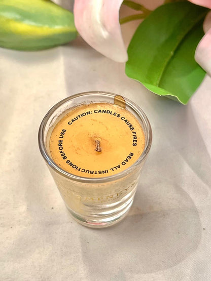 Champneys Spa Collection Crystal Candle Gold Detail