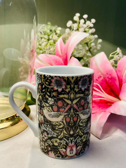 Waterside Fine China Floral Bird Mug – 1 Piece