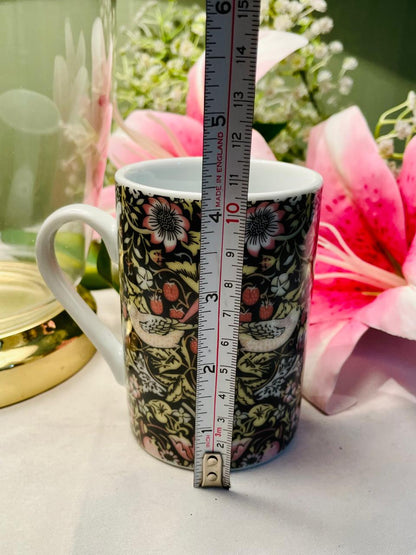 Waterside Fine China Floral Bird Mug – 1 Piece