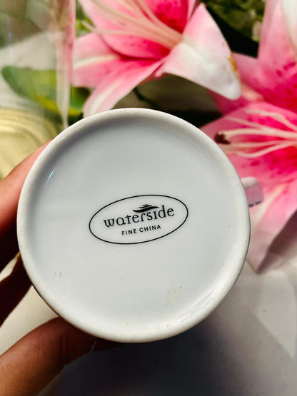 Waterside Fine China Floral Bird Mug – 1 Piece