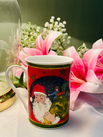 Wm Stafford Fine Bone China Christmas Santa Mug – 1 Piece