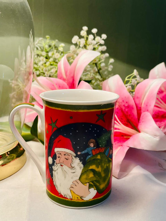Wm Stafford Fine Bone China Christmas Santa Mug – 1 Piece
