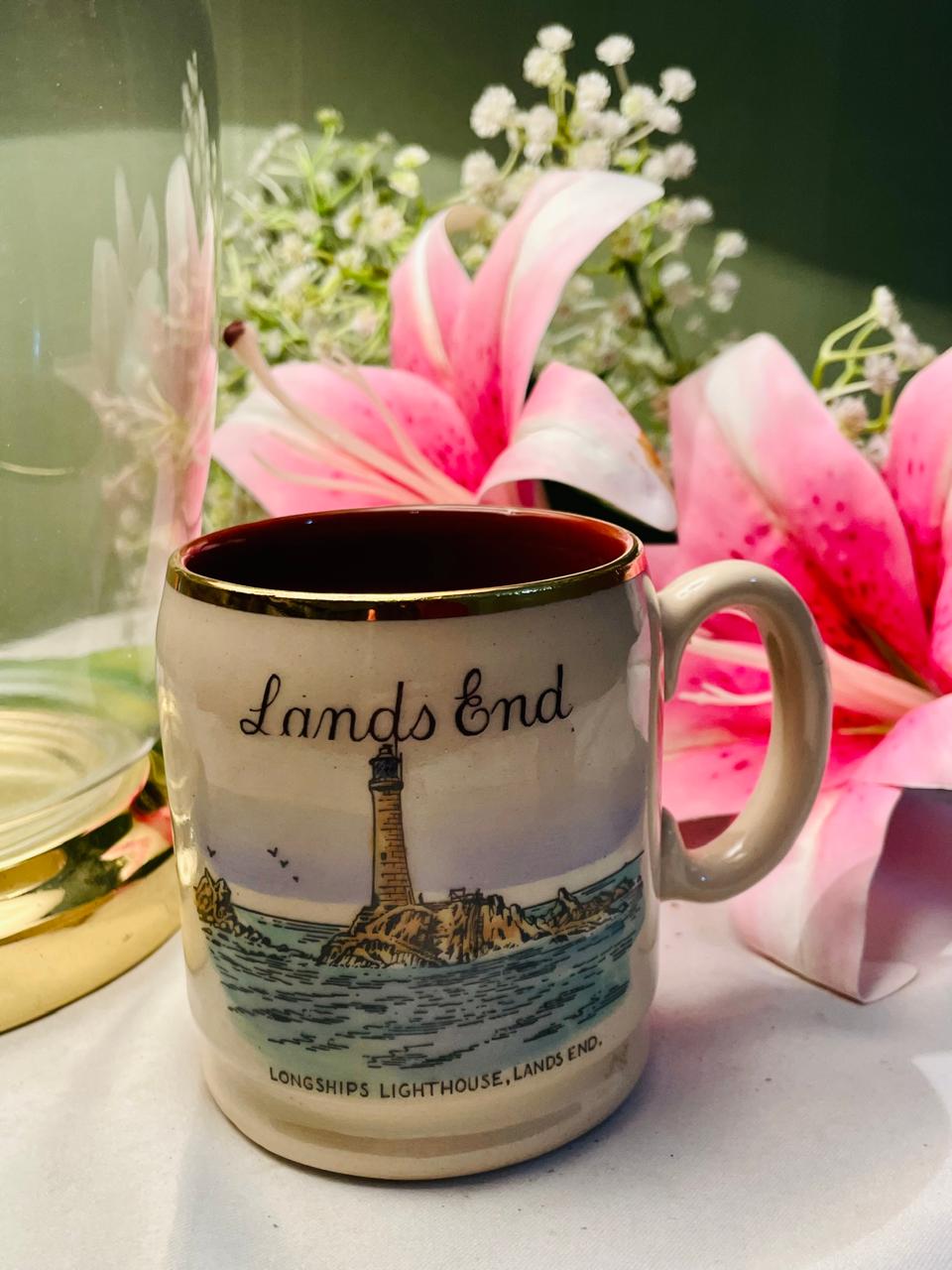 Land’s End Longships Lighthouse Ceramic Mug – 1 Piece