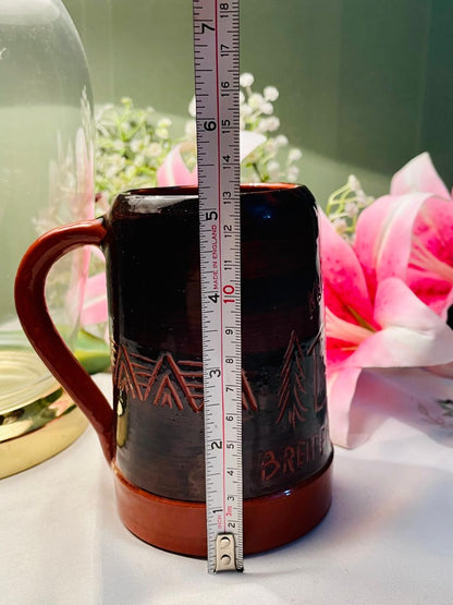 Brown Ceramic Mountain Souvenir Mug – 1 Piece
