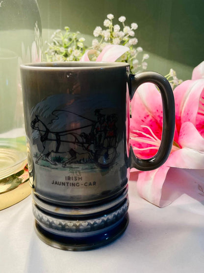 Irish Jaunting Car Musical Ceramic Tankard – 1 Piece