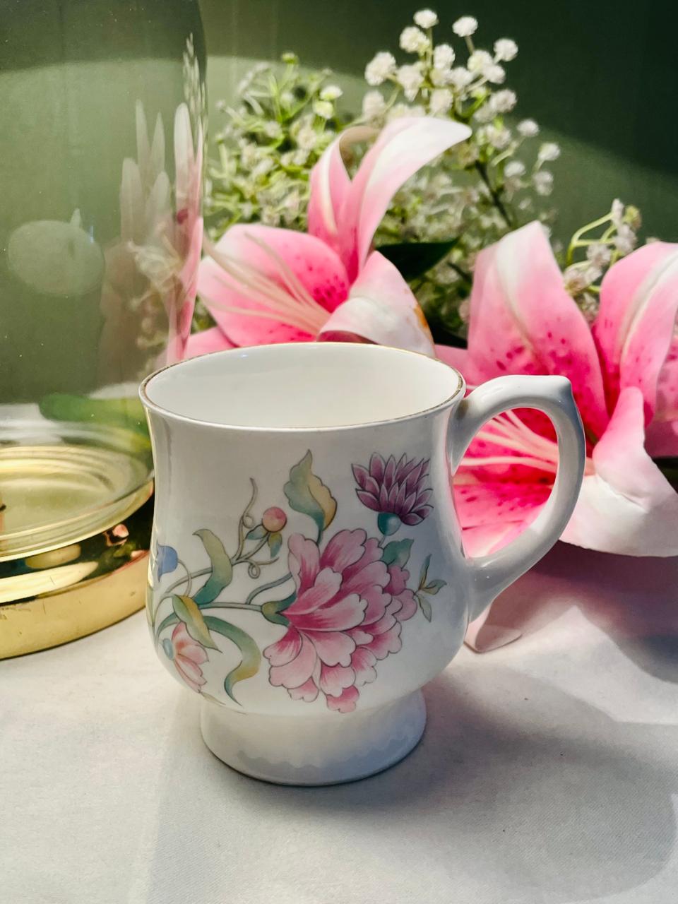 Chelson China Fine Bone China Floral Mug – 1 Piece