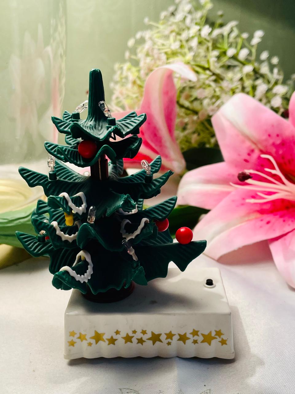 Light-Up Miniature Christmas Tree Decor – Approx. 5 Inch
