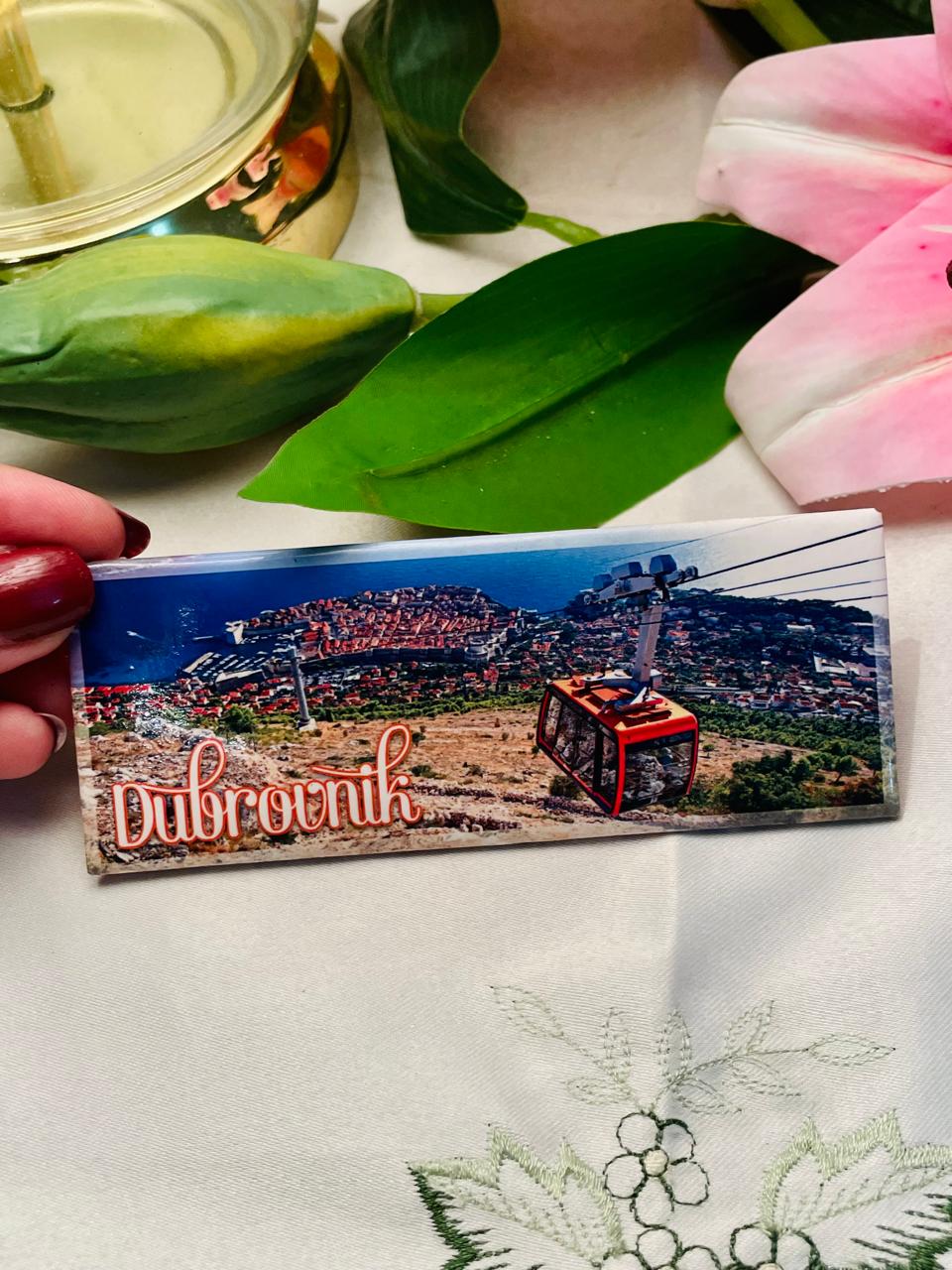 Dubrovnik Scenic Souvenir Magnet Approx. 13 cm