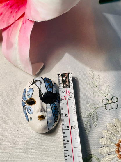 Blue Butterfly Decorative Mini Mask – 2 in