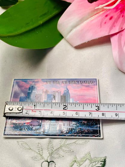 New York-New York Las Vegas Souvenir magnet Approx. 9 cm