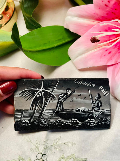 Labadie Haiti Scenic Souvenir Magnet Approx. 10 cm