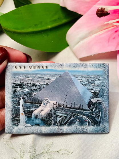 Luxor Las Vegas Pyramid Souvenir Magnet Approx. 10 cm