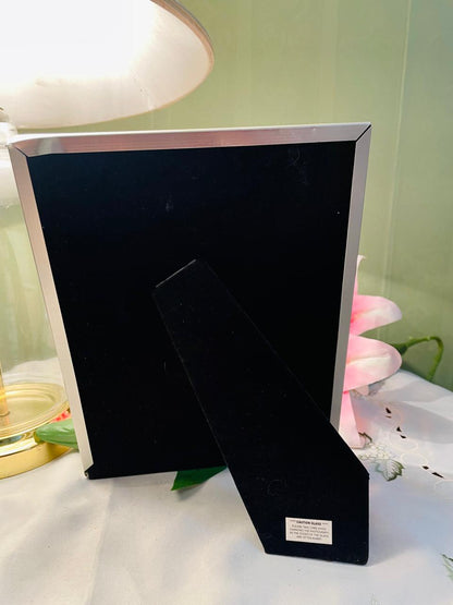 Silver-Tone Scroll Photo Frame – 9 in