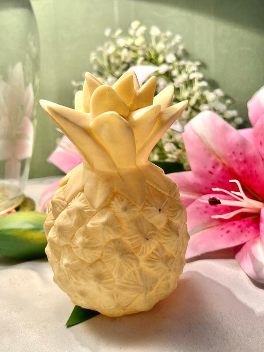 Vintage Pineapple With LED Light Decorative Figurine Approx. 14 cm