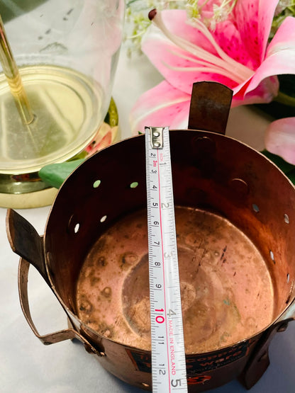 TERA Copper Table Ware Bowl with Handles 5"