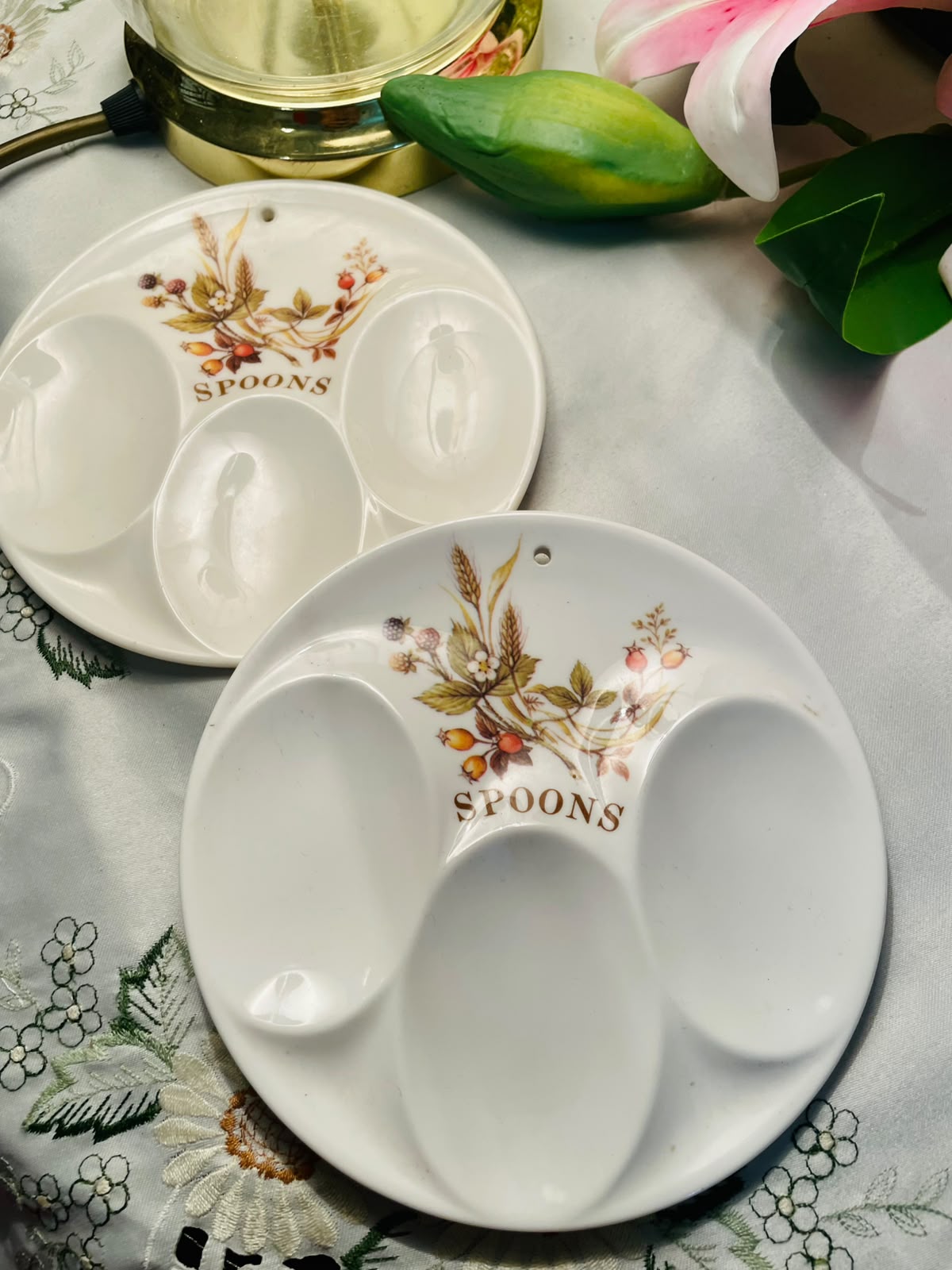 Vintage Harvest M&S Marks & Spencer Melamine Spoon Rest Each Price Approx. 6 in