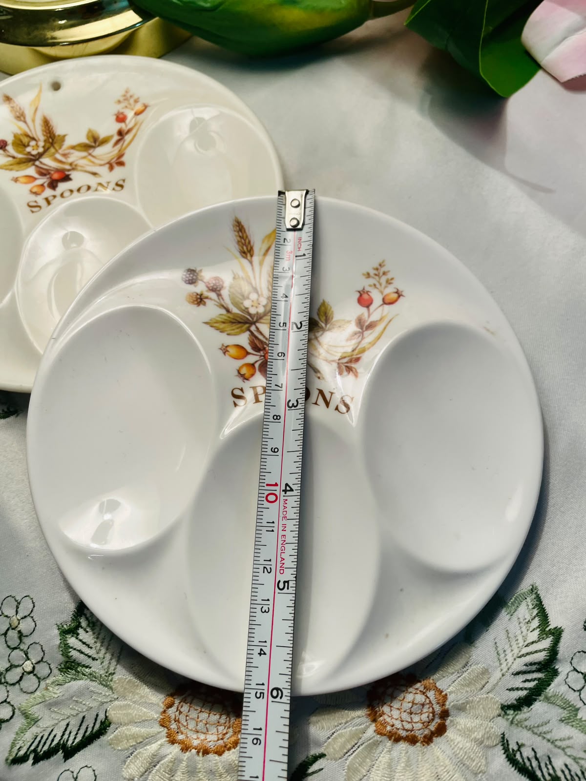 Vintage Harvest M&S Marks & Spencer Melamine Spoon Rest Each Price Approx. 6 in