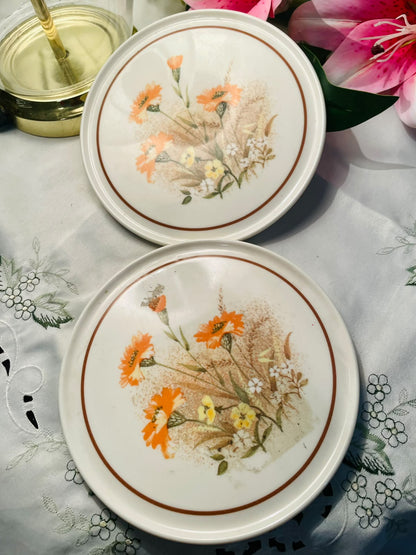 Vintage St Michael's Melamine Spoon Rest Each Piece Floral Spoon Rest Approx. 6 in