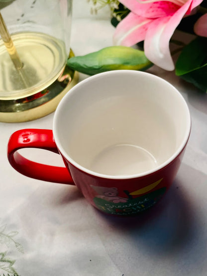 Vintage Red Teaching Assistant Mug, Approx. 4 in