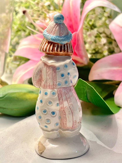 Vintage Clown Gift Figurine “Just For You,” Approx. 4.5 in