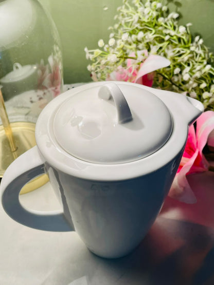 Maxwell & Williams White Basics Oven-Safe Coffee Pot, 7.5 in