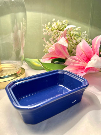 Blue Ceramic Oven-Safe Baking Dish 5.5 Inch