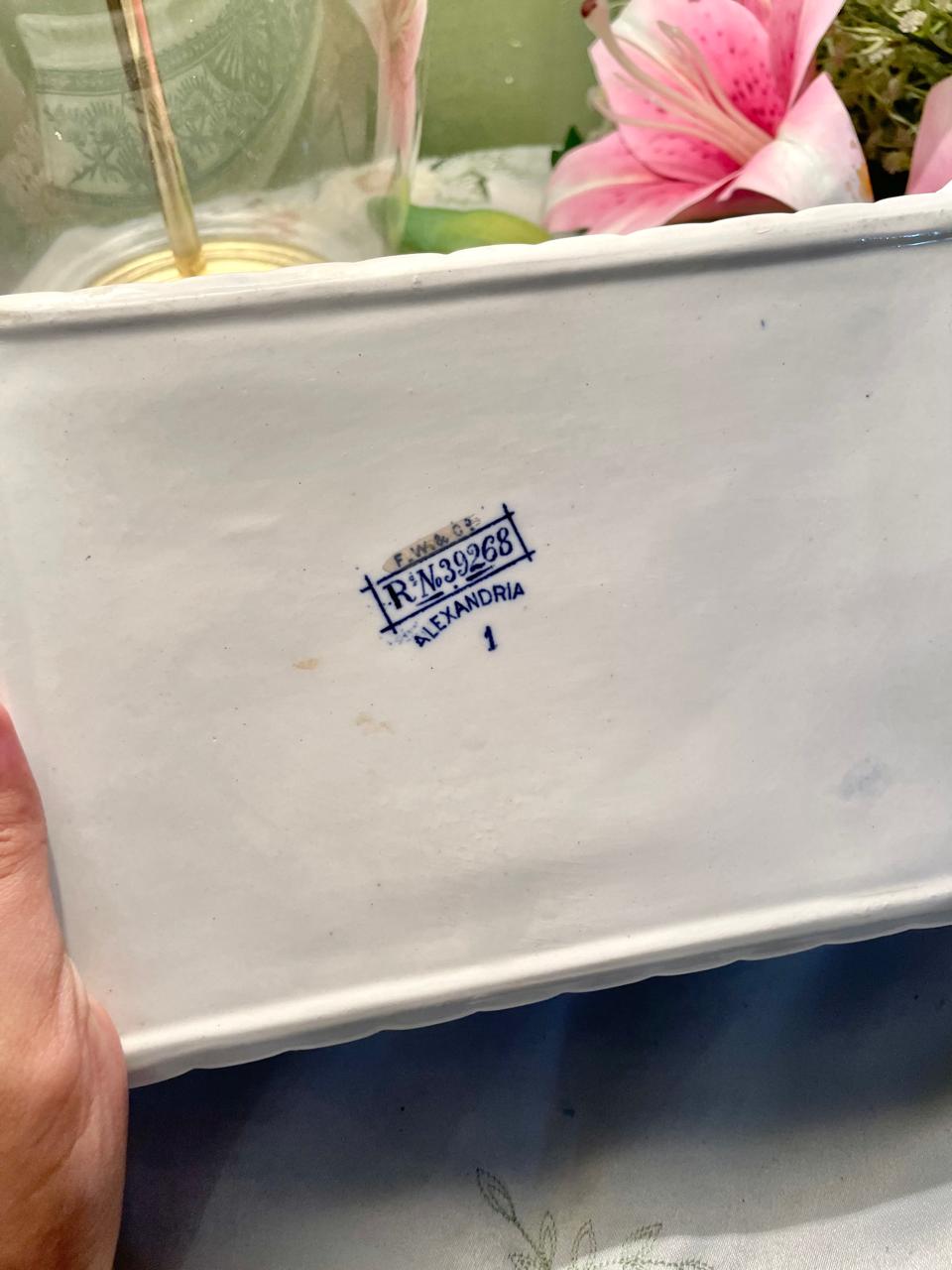 Blue & White Ceramic Oven-Safe Serving Dish 21 cm