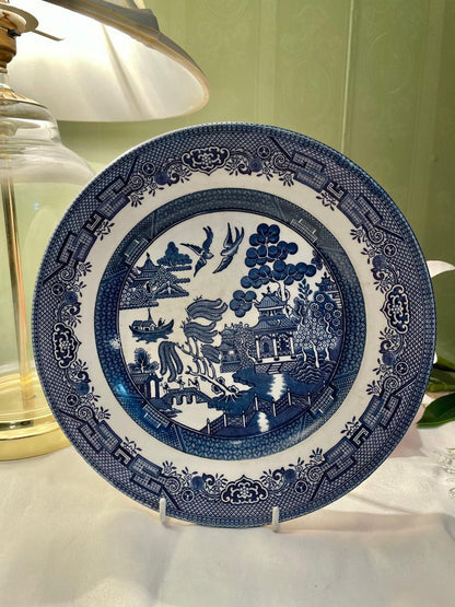 Churchill Willow Blue & White Decor Plate 23 cm