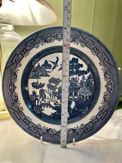 Churchill Willow Blue & White Decor Plate 23 cm
