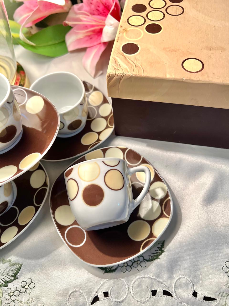Studio Fenn Wright Manson London 4-Piece Coffee Cup & Saucer Set