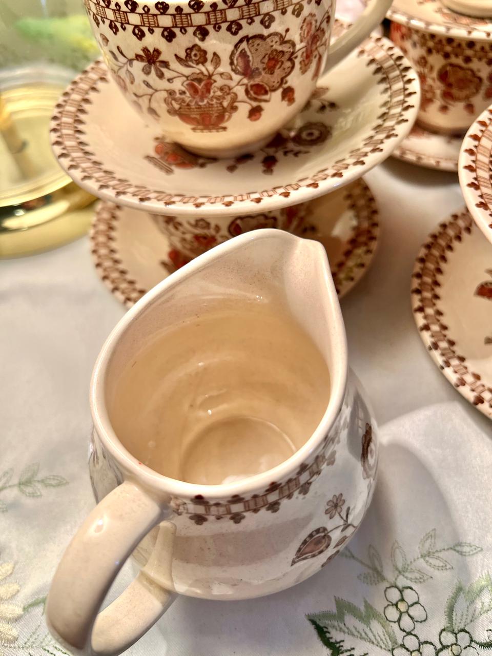Johnson Bros Jamestown Old Granite 13-Piece Tea Set