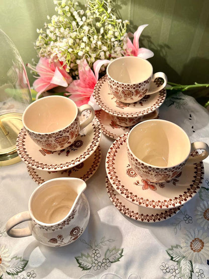 Johnson Bros Jamestown Old Granite 13-Piece Tea Set