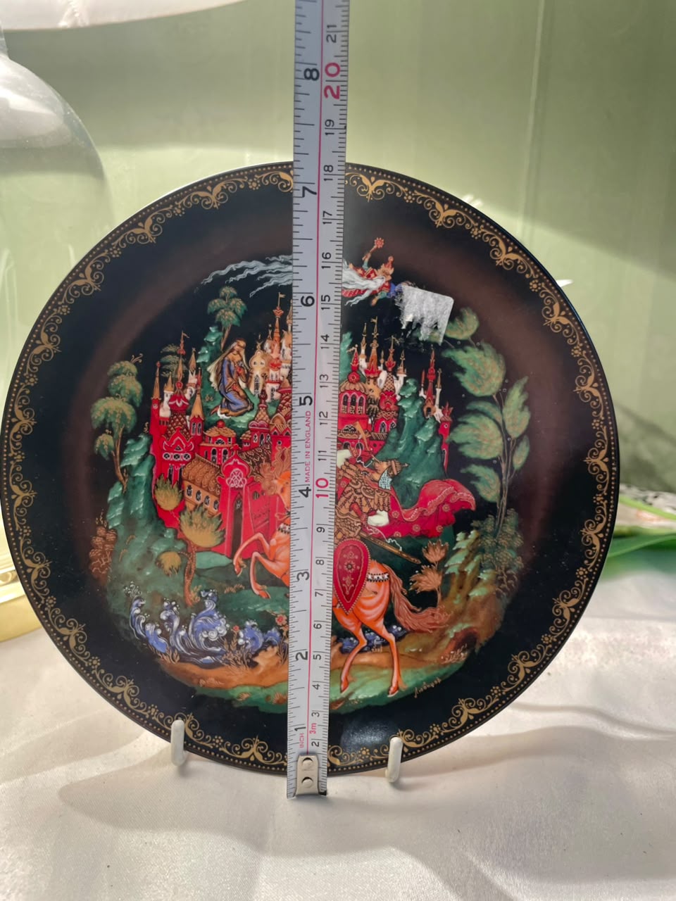 1988 Russian Fairy Tales Decorative Plate, 1-Piece, Approx. 7.5 in